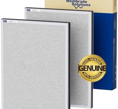Membrane Solutions MSA3/MSA3S Replacement Filter Pack: Advanced 6-in-1 H13 True HEPA Air Purifiers with OdallerPure Technology for Smoke Removal